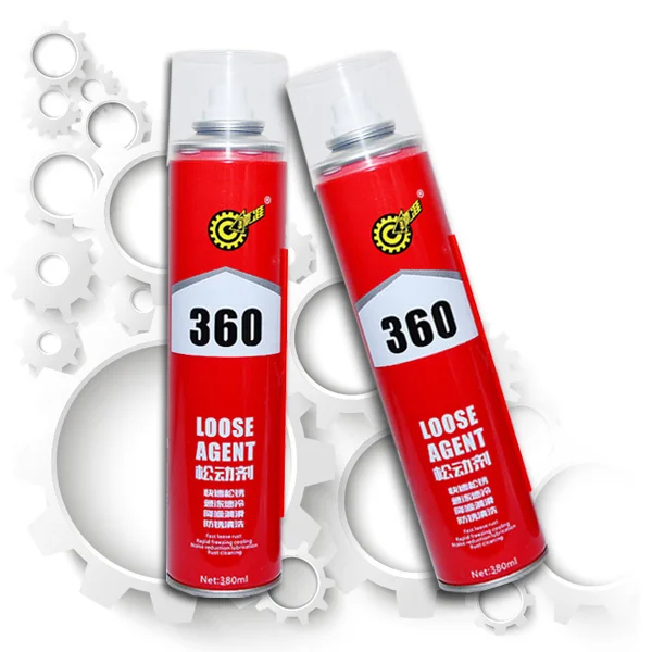 Loose agent anti rust spray for metal accessory screws windows doors bike home use 380ML