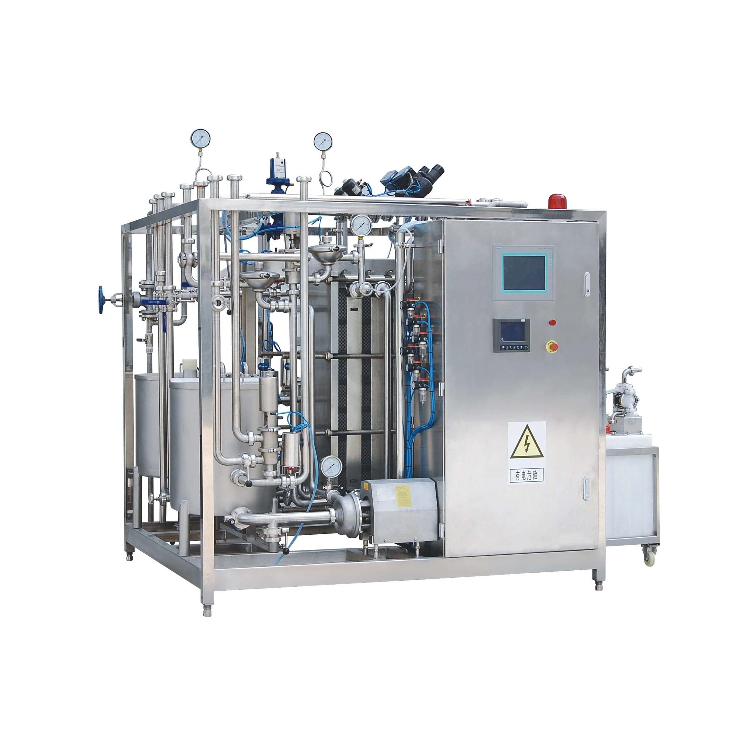 
Industrial Tubular Milk Sterilization Machine 