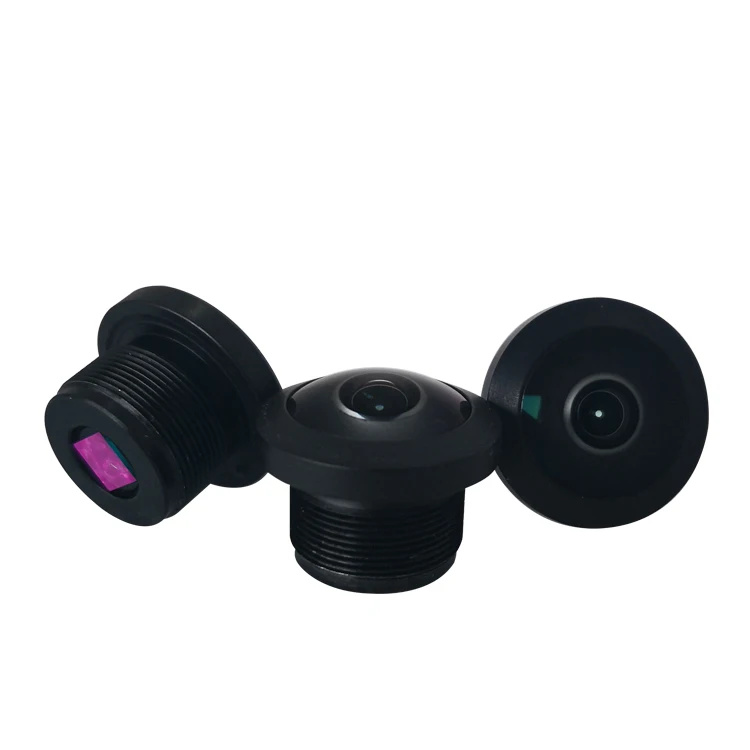 Fisheye lenses look around back lens for car camera
