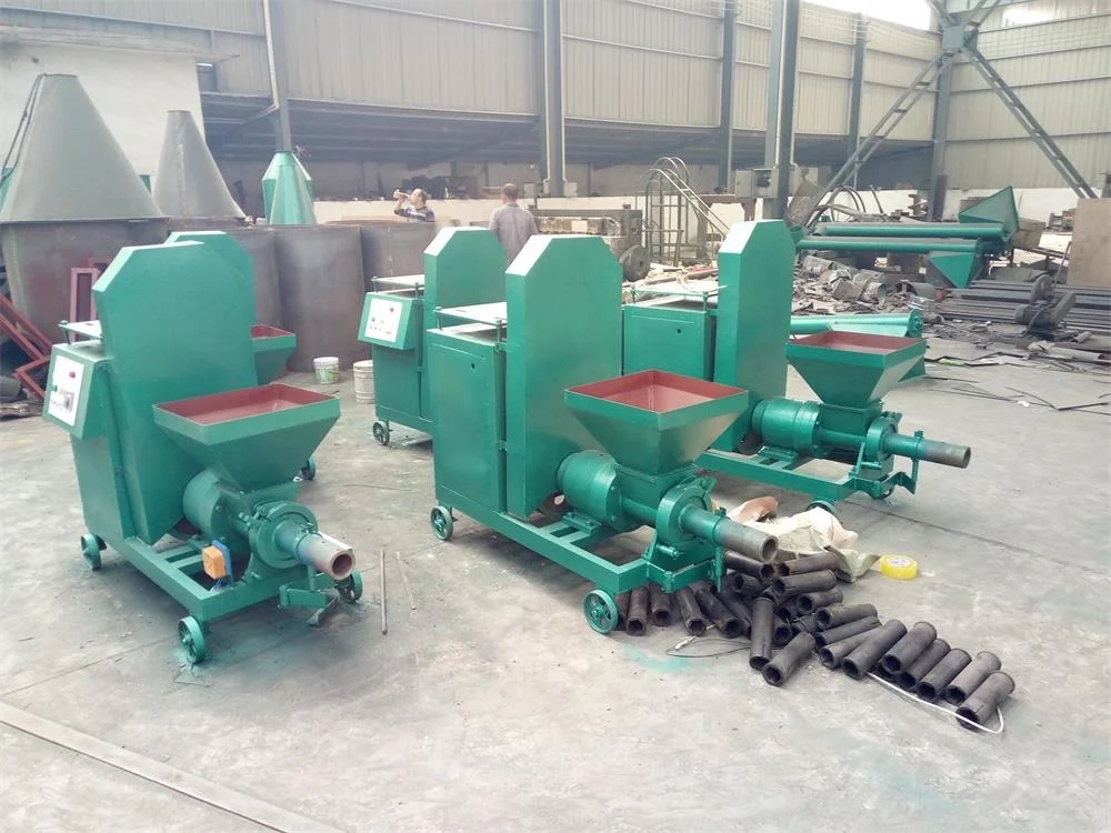 High efficient clay horse manure briquette making machine in China