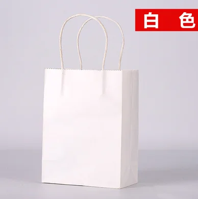 
Stock retail shopping paper bag whit handle 