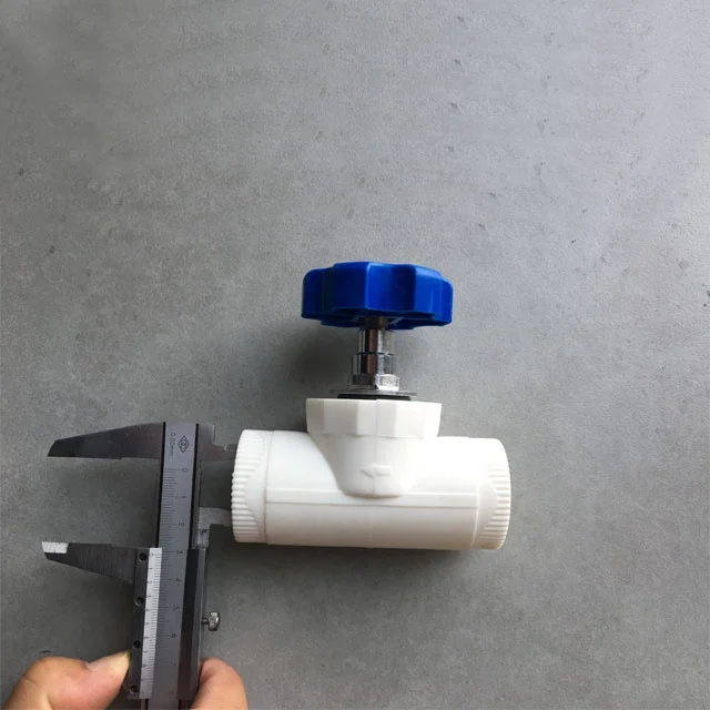 PPC and Copper Combiination Water Supply Accessories Head Model Gate Valve Sanitary Use Stainless Steel and PVC