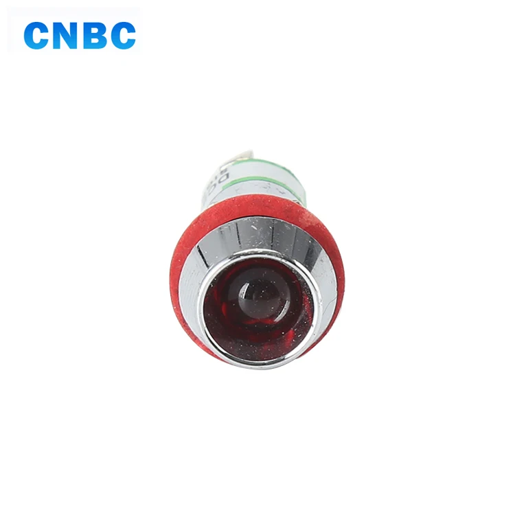 
Waterproof 12mm mounting hole size metal amber red led 36v 220v 12v led indicator lamp led signal light 