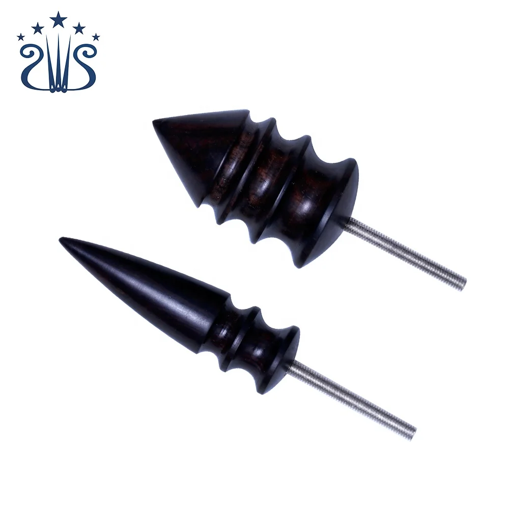 Sandalwood Spiral Stick Leathercraft Tool Leather Edge Burnisher
