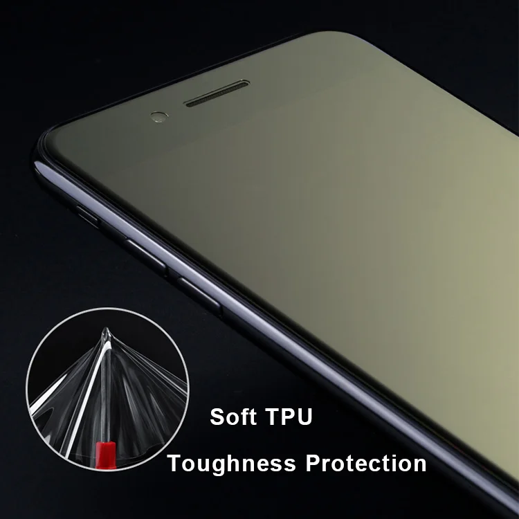 Высочайшее качество анти синий свет полный охват Nano ТПУ пленка экрана гвардии Screen Protector Для iPhone 7/8/ плюс 8