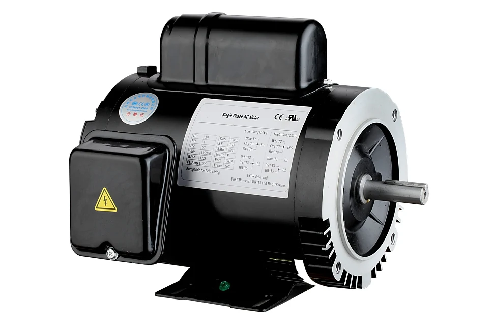 Сертифицированный CSA однофазный индукционный электродвигатель Nema, электродвигатель NEMA56C