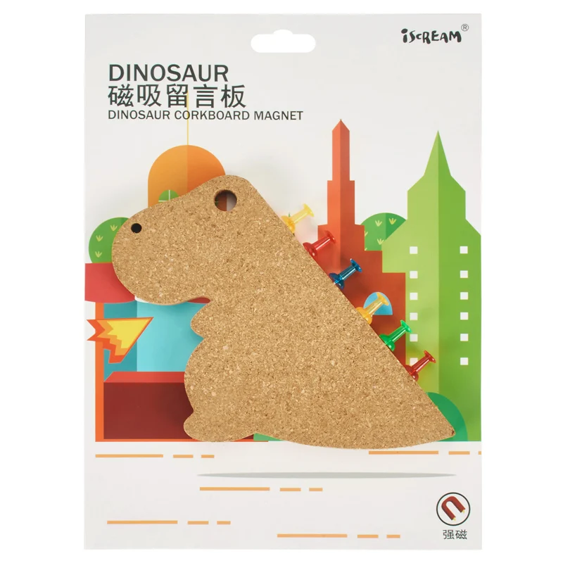 Индивидуальный магнит в форме динозавра для холодильника для дома и офиса