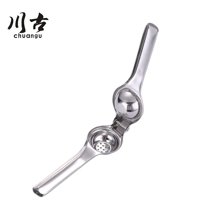 Ручная нержавеющая сталь металл Лимон Лайм соковыжималка, лимонный соковыжималка