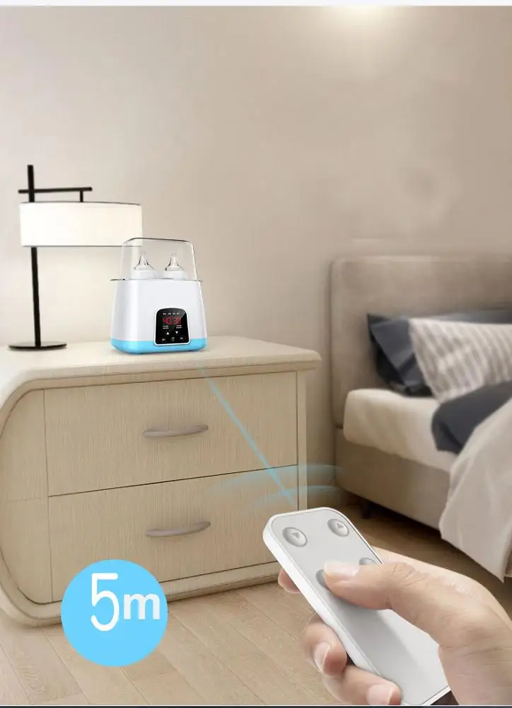 Remote Control Multi Functional BPA Free Electric Baby Bottle Sterilizer