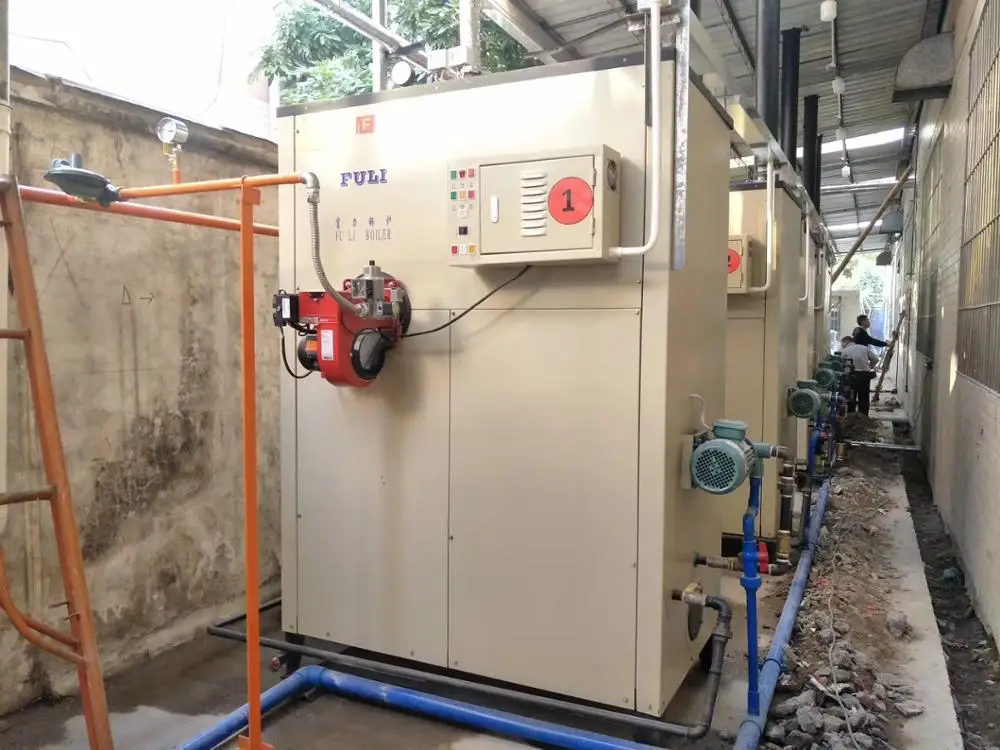 
low nitrogen energy saving and environment pritection FULI brand 300KG vertical type oil/gas fired steam boiler 
