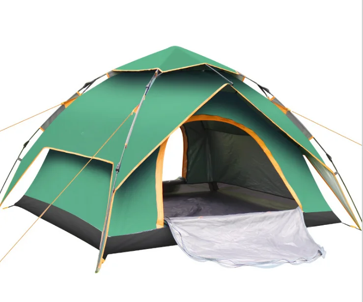 
Camping Waterproof Tent 3-4 Person Fully Automatic Double Layer Outdoor Tent 