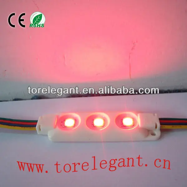 
 RGB вводят литья светодиодный модуль (T-MK5050RGB3) сверкающих красный цвет  