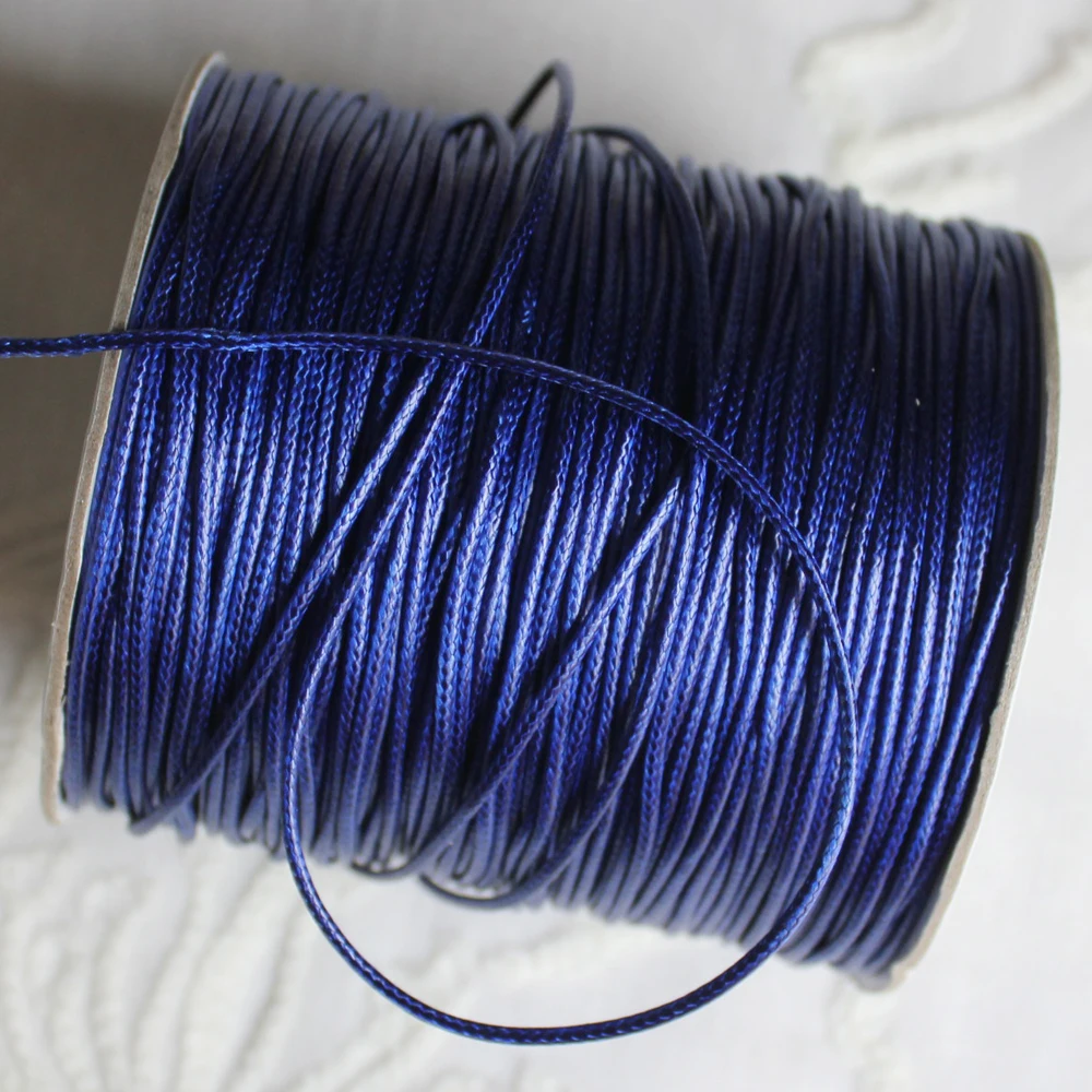 
Wax Strings Spool Wax Thread Braided Strings Polyester Cord Wax Linen Cord Necklace Cord String DIY Jewelry Craft Making 