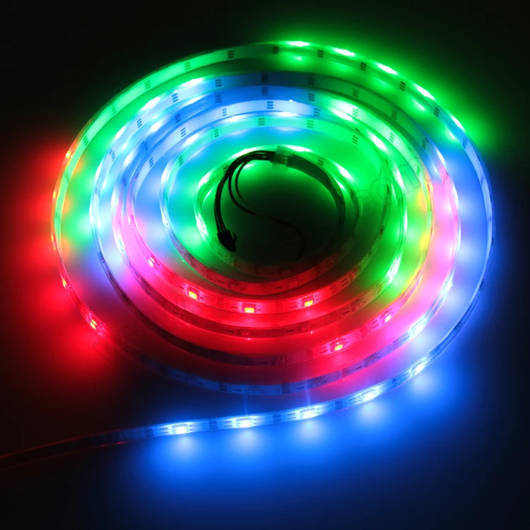 Glite LED digital Strip full Color 5m 30Pixels 2812 2811 2813 RGB Led strip  built-in SMD 5050 Chip addressable pixel strips led