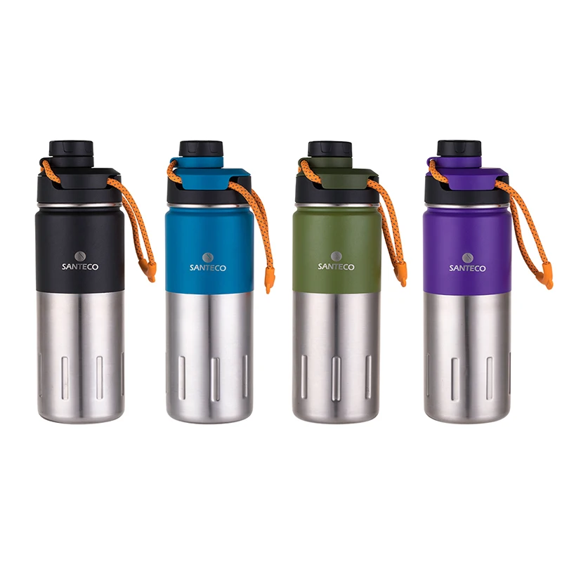 New Design Insulated Double Wall 17OZ Stainless Steel Drink Vacuum Sports Bottle