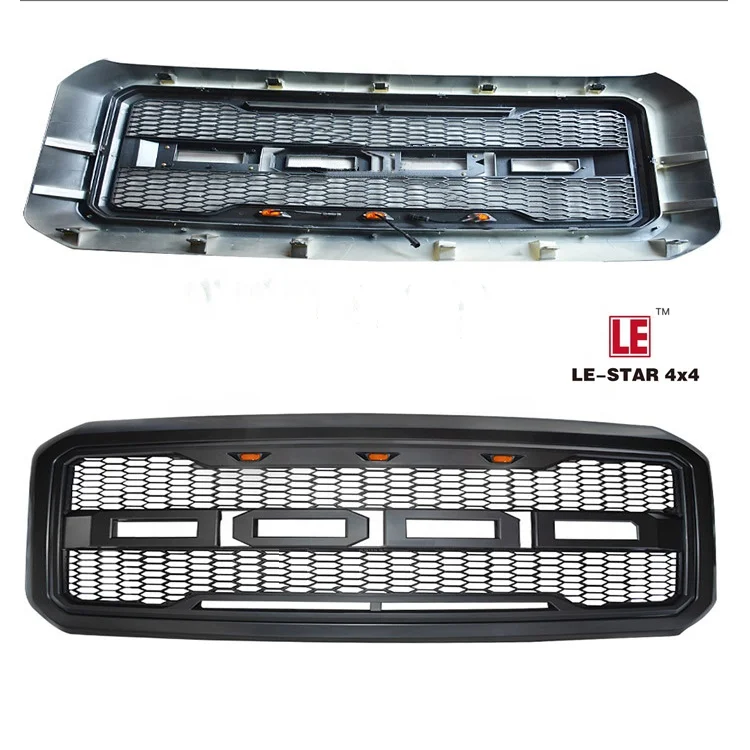 LE-STAR 4X4 Modification Front Grille  WITH  LED Suitable for 2009-2014 F150
