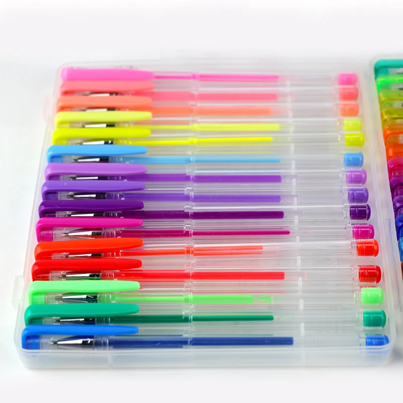 
30 Piece Bright Metallic Neon color gel pen sets 