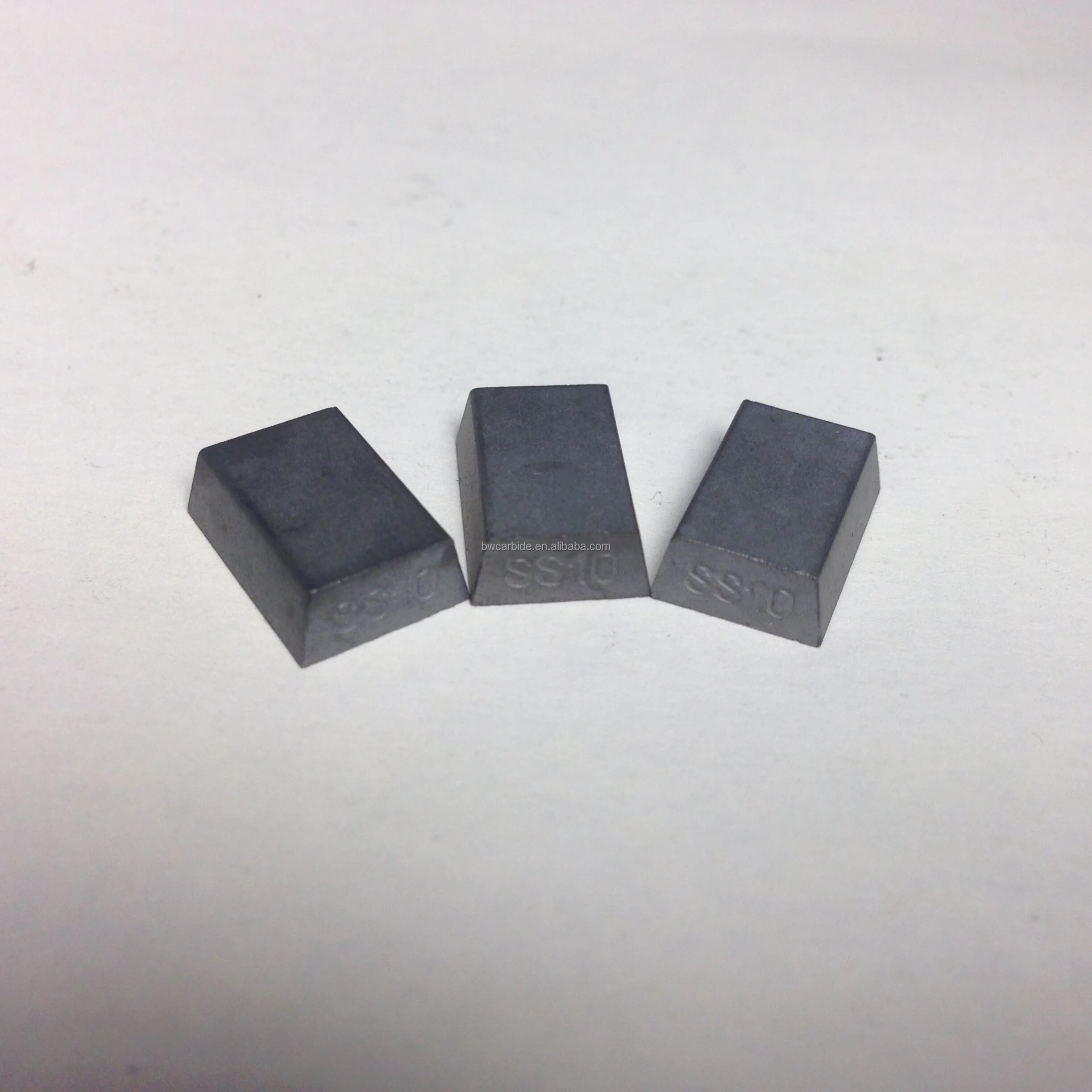 Tungsten Carbide SS10 tips for Lime Stone cutting 20X12X3