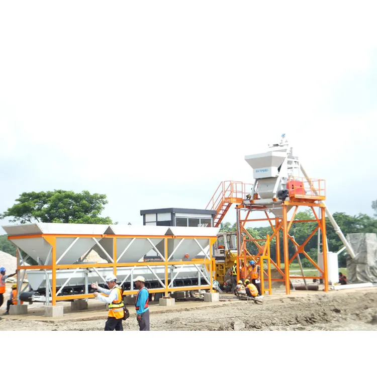 hot sale equipment prices ready-mixed concrete plants mini cement plant  concrete mixer batching plant for sale