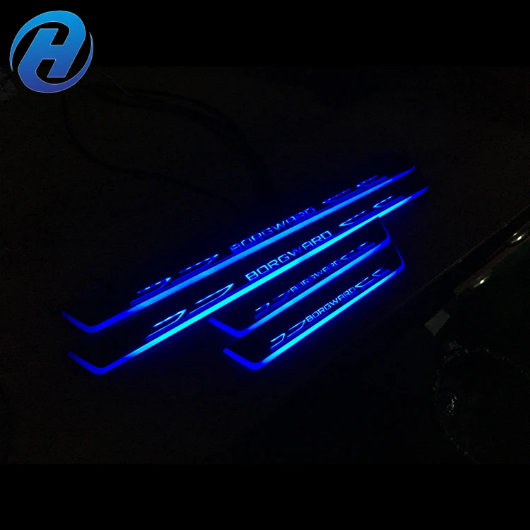 Оптовая продажа различных моделей светодио дный LED порога Накладка, беспроводная светодио дный светодиодная Накладка порога