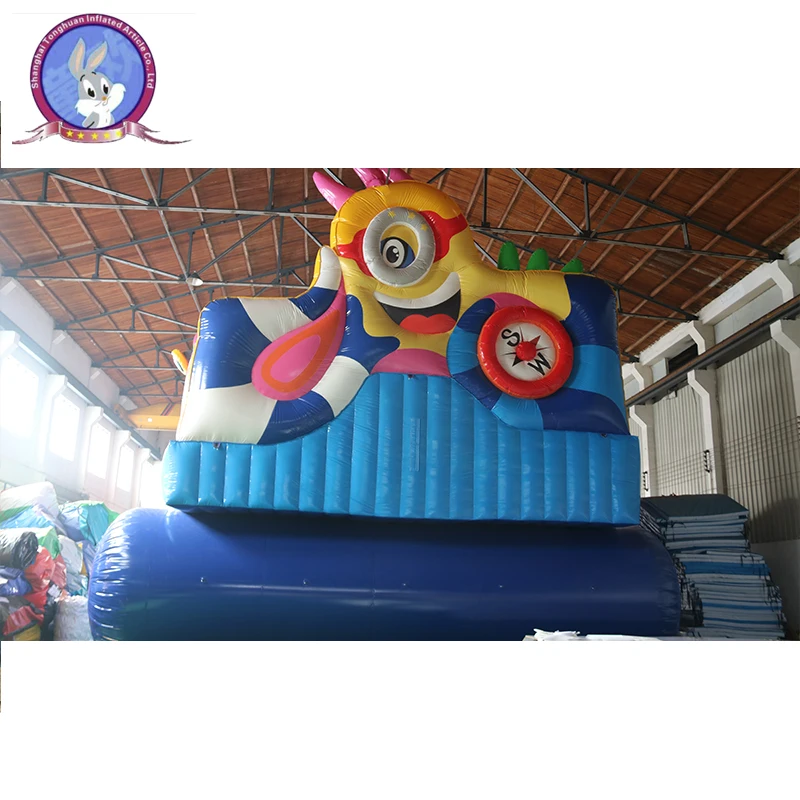 Highly cost effective sale water inflatable park slide with pool