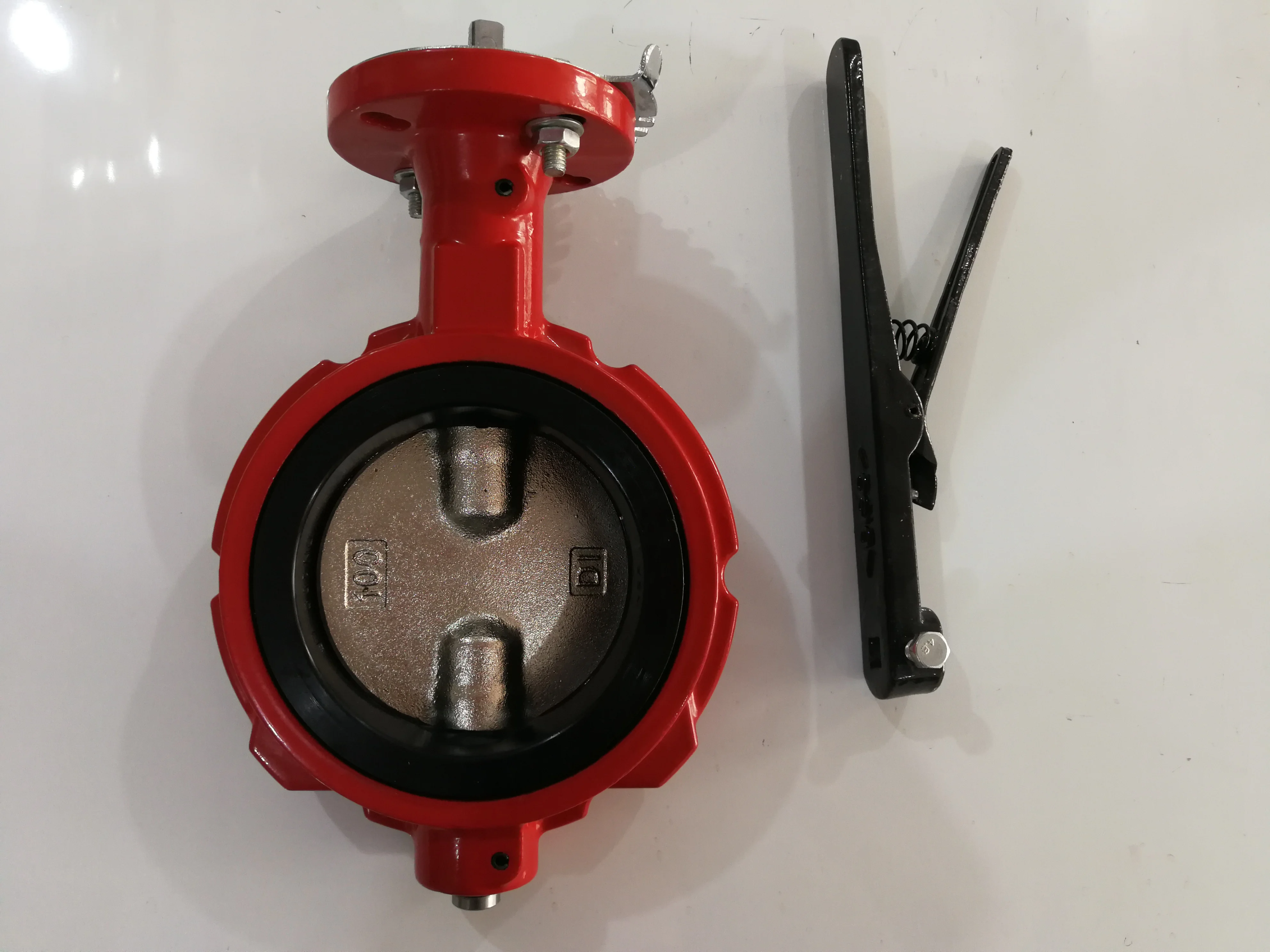 4' notch body two split stem oilfield wafer butterfly valve