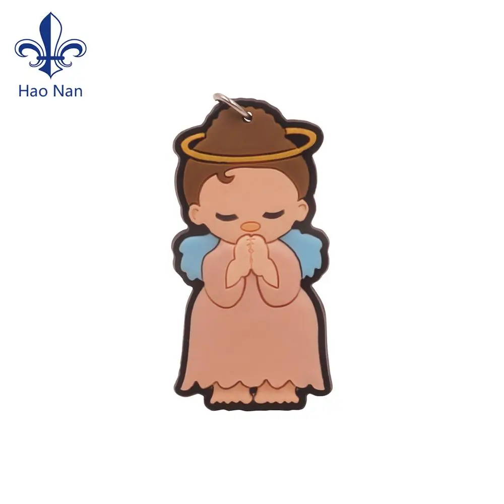 Wholesale Cute Soft Rubber PVC Custom Key Ring