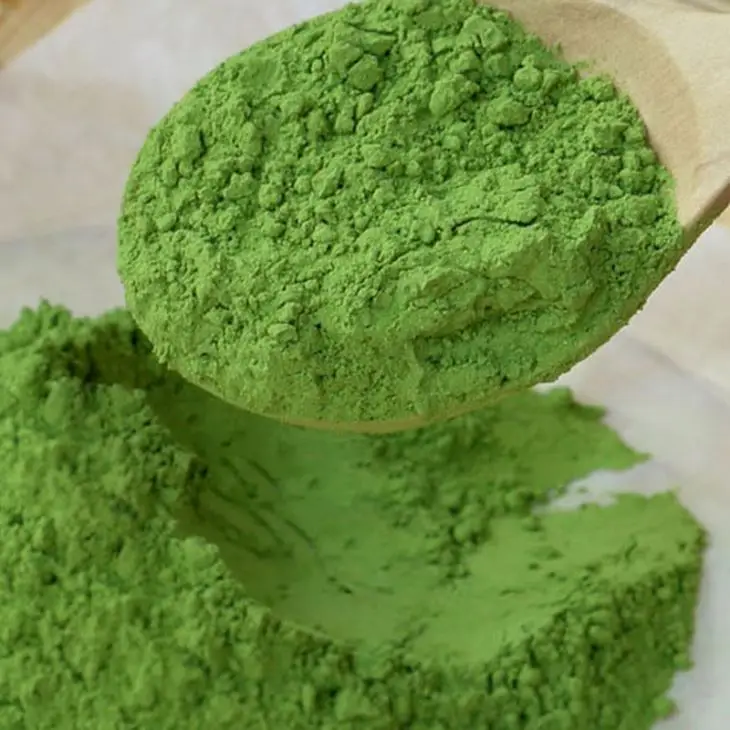 Сертифицированный органический порошок сока Wheatgrass, порошок травы пшеницы, обезвоженный порошок WheatGrass