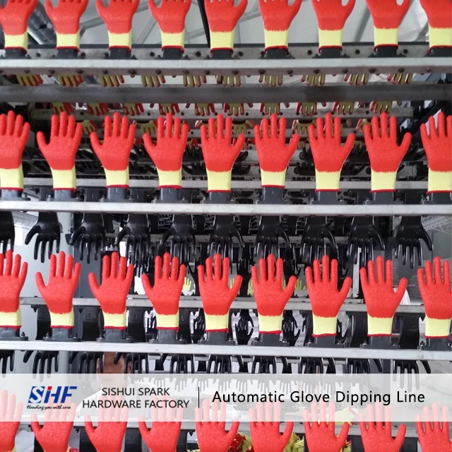 Labor Gloves Dipping Production Line/Work Glove Machine