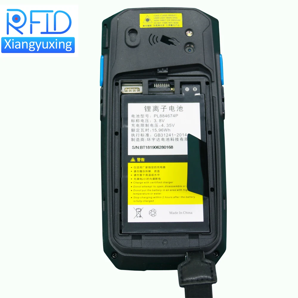 PDAs Manufacturers IP67 Rugged PDA 2D Barcode Scanner PDA Handheld Android RFID Reader, 2D Android Barcode, 1D Laser QR Code