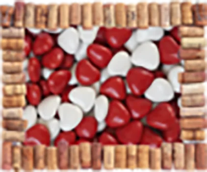 Happy Chocolate beans with Sweet Biscuit Cup