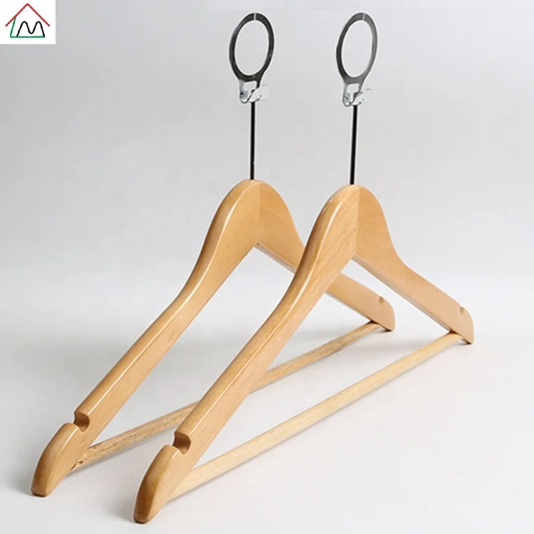 LMH6600 Hot Sale Hotel Anti-theft Hangers Clothes Wooden Hangers