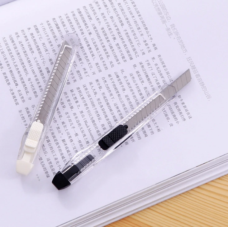 Мини Портативный нож ABS Прозрачный Универсальный нож детский резак для бумаги