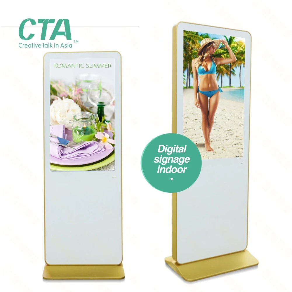 Full HD sexy video lcd digital signage for clothing and shoes store advertising