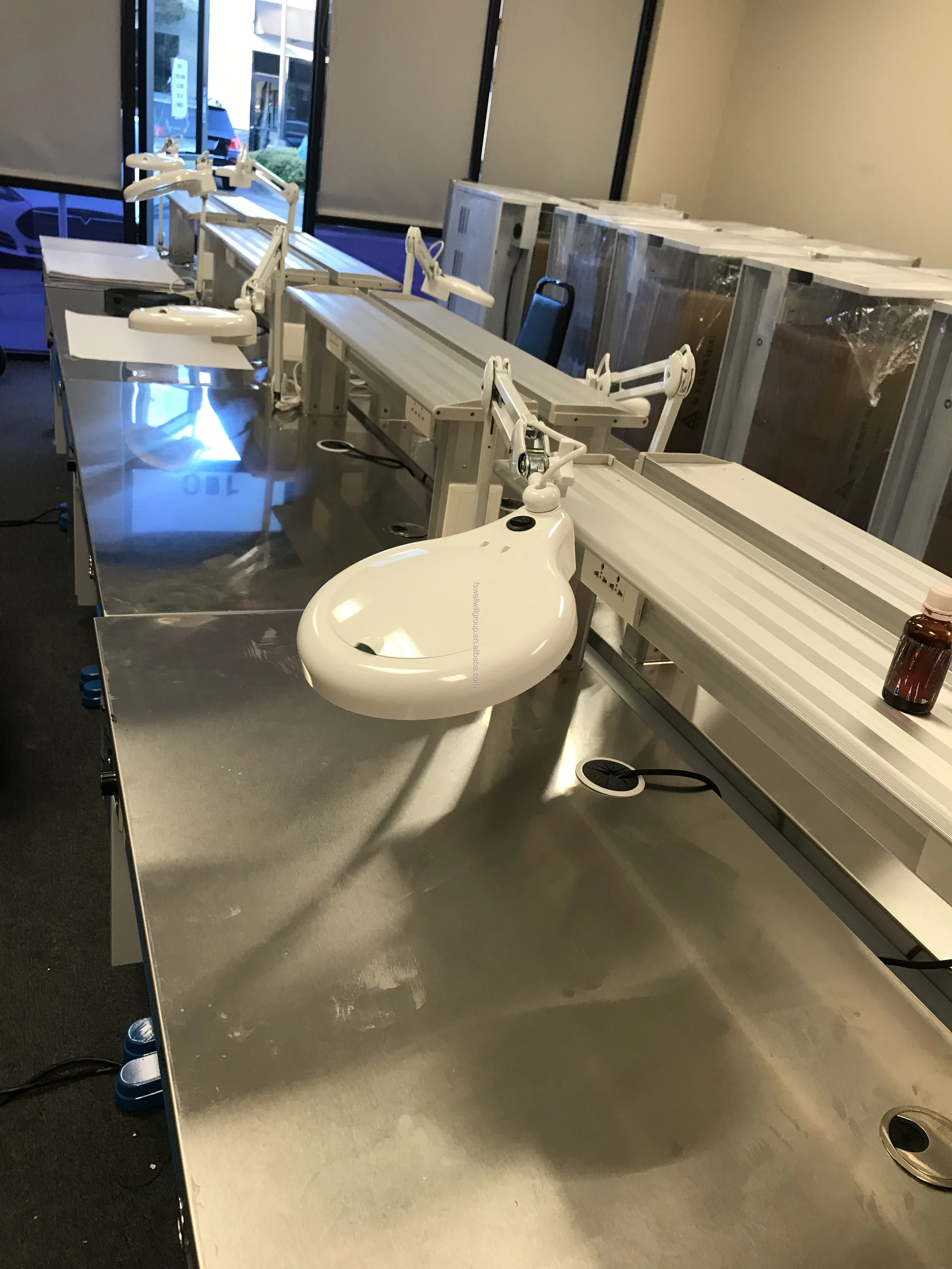 WWG-DS100A новый дизайн стоматологическое лабораторное оборудование скамья