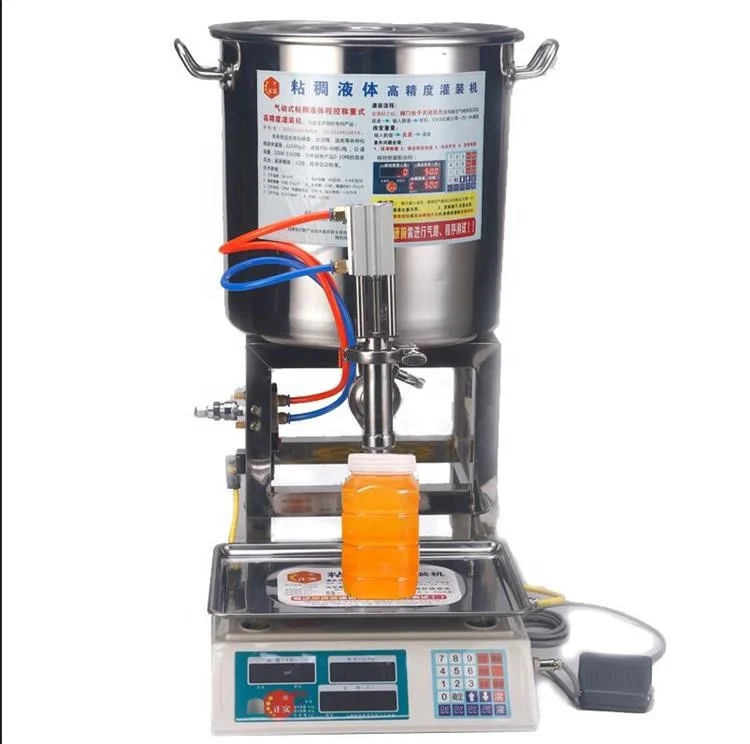 Semi-automatic Honey Yoghurt Bottle Filling Machine