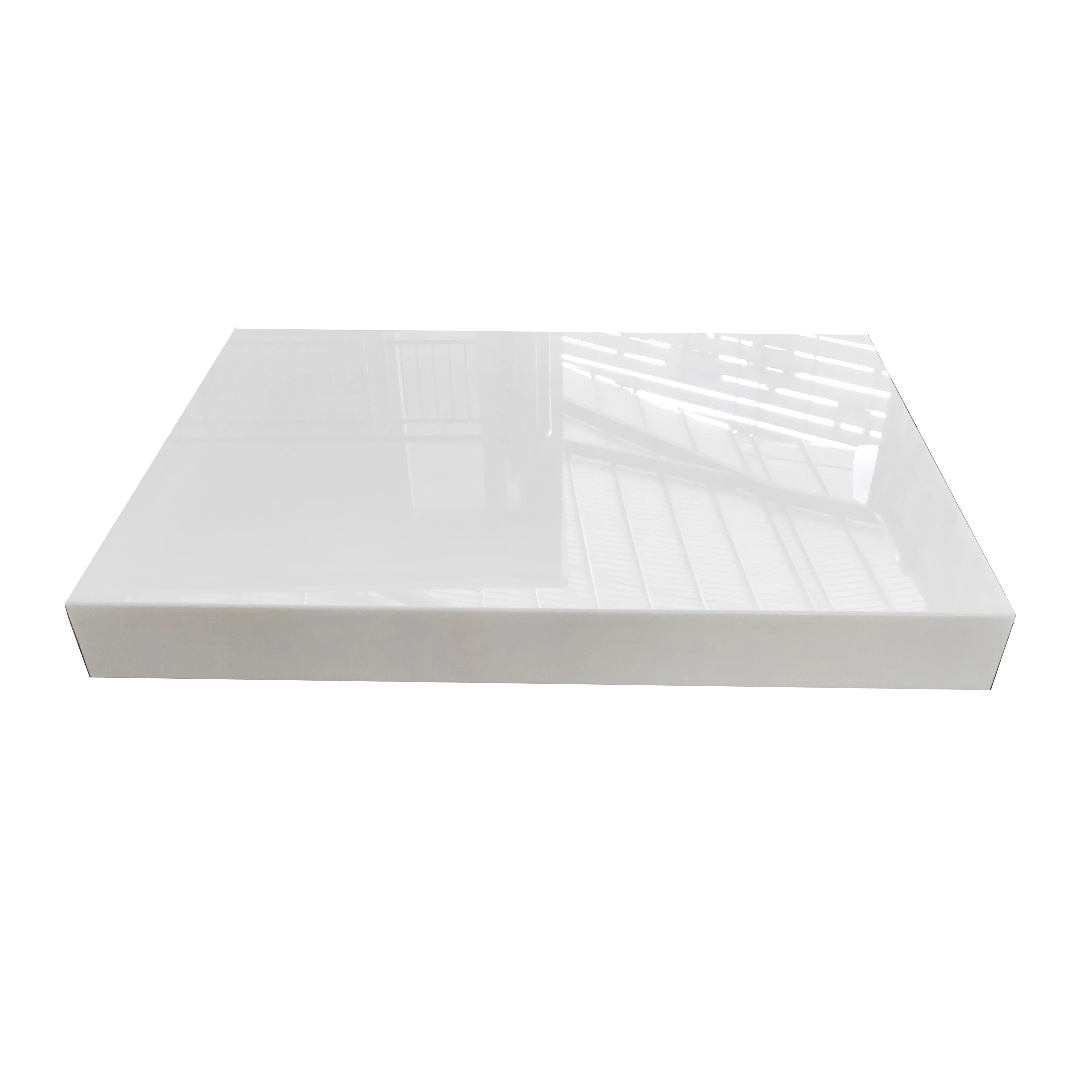 
Inspissate edges artificial nano glass vanity top kitchen worktop 