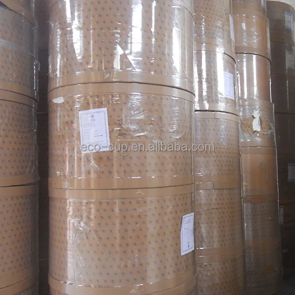 Оптовая продажа PE/PLA бумага с покрытием для одноразового бумажного стакана контейнер чайник в рулоне/лист/вентиляторы