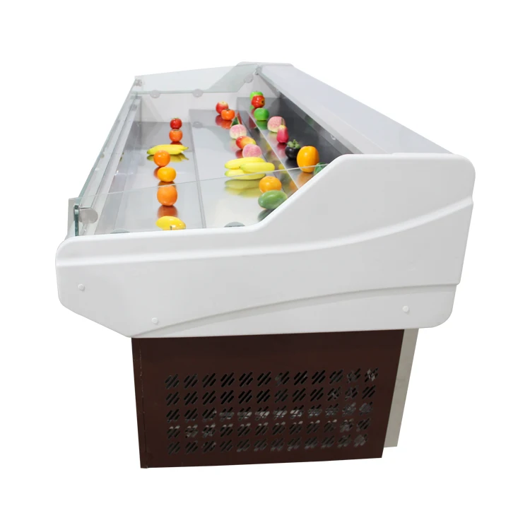 custom meat cooler commercial refrigerator fresh fish meat open display cooler