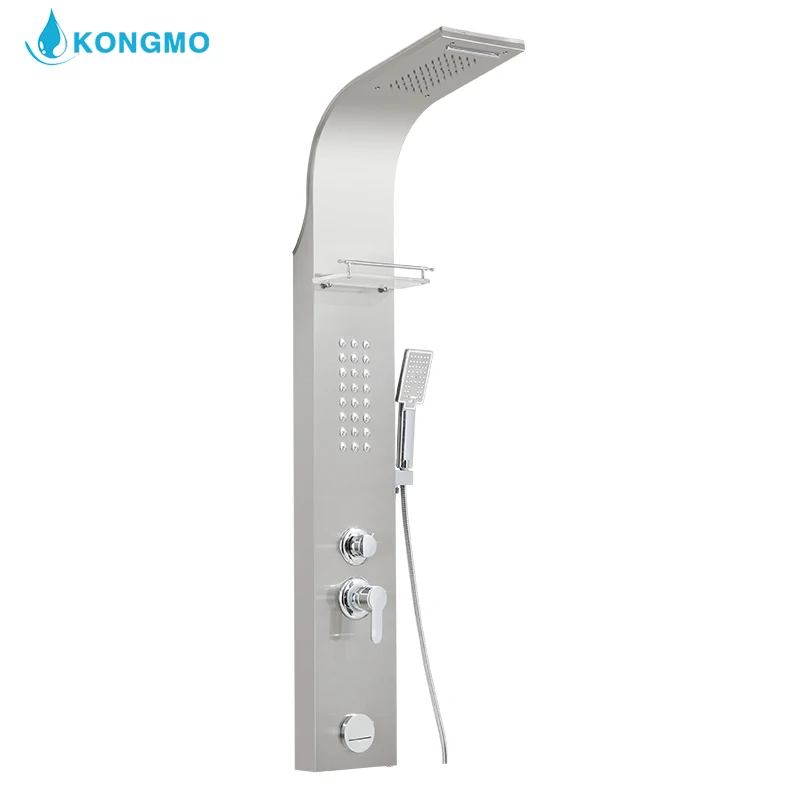 
Матовая душевая панель «Водопад» США, система для массажа всего тела, настенная душевая башня 