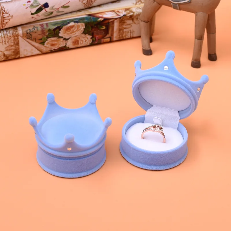 2023 crown  jewelry gift  velvet  box packaging