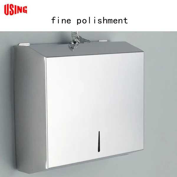 Toilet paper dispenser Stainless steel  paper towel dispenser Z Fold  bathroom Tissue manual toilet paper dispenser with lock