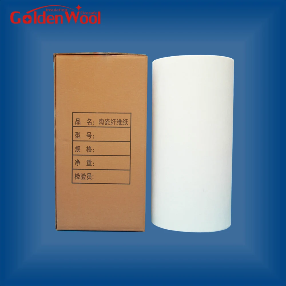 0.6mm 1mm 3mm Heat Resistant Insulation Material Roll Fireproof Thermal Price Ceramic Fiber Paper