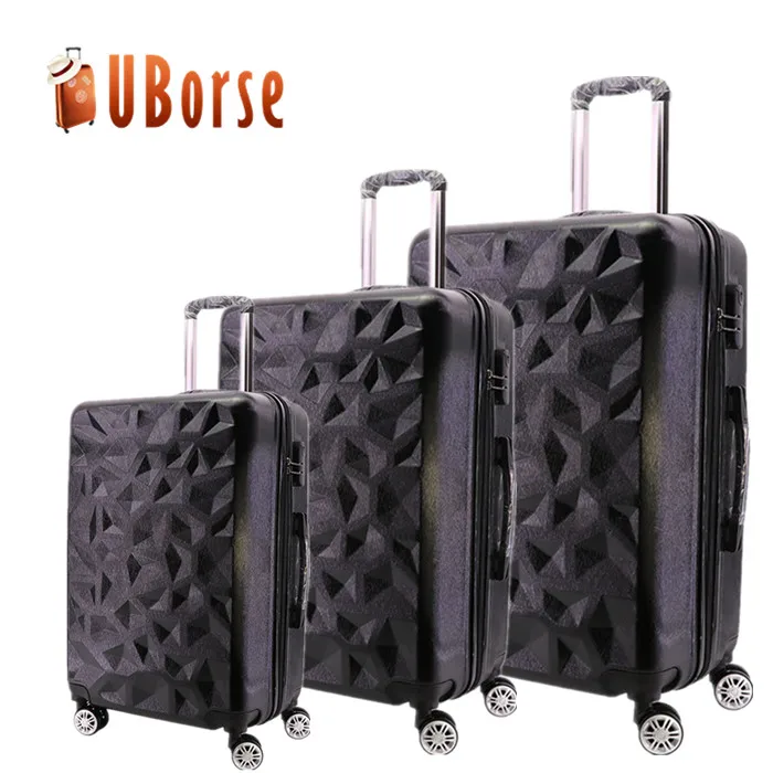 2019 NEW 4 wheel suitcase 3pcs trolley cabin size luggage suitcase