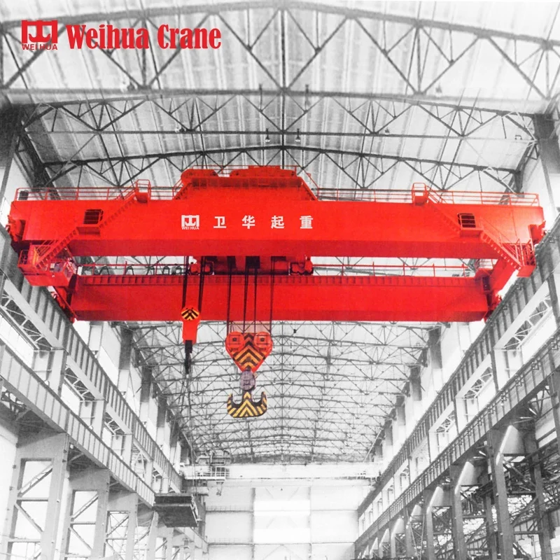 Weihua 5t~320t Cast Steel Wheel Metal Foundry Qdy Overhead Crane 10 Ton