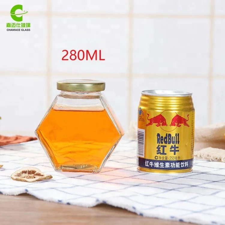 Glass Kitchen Food Storage Bottles & Jars Clear Modern Sustainable Support Glass Jam Jar 0.45 Jar 100