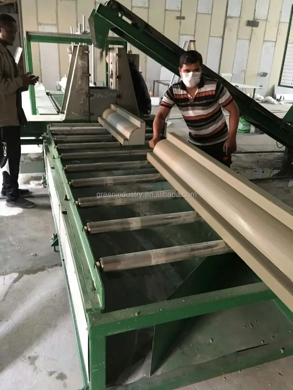 
Automatic Wet Mortar Cement Mortar Mixer With Coating Machine For EPS Crown Moulding <span style=