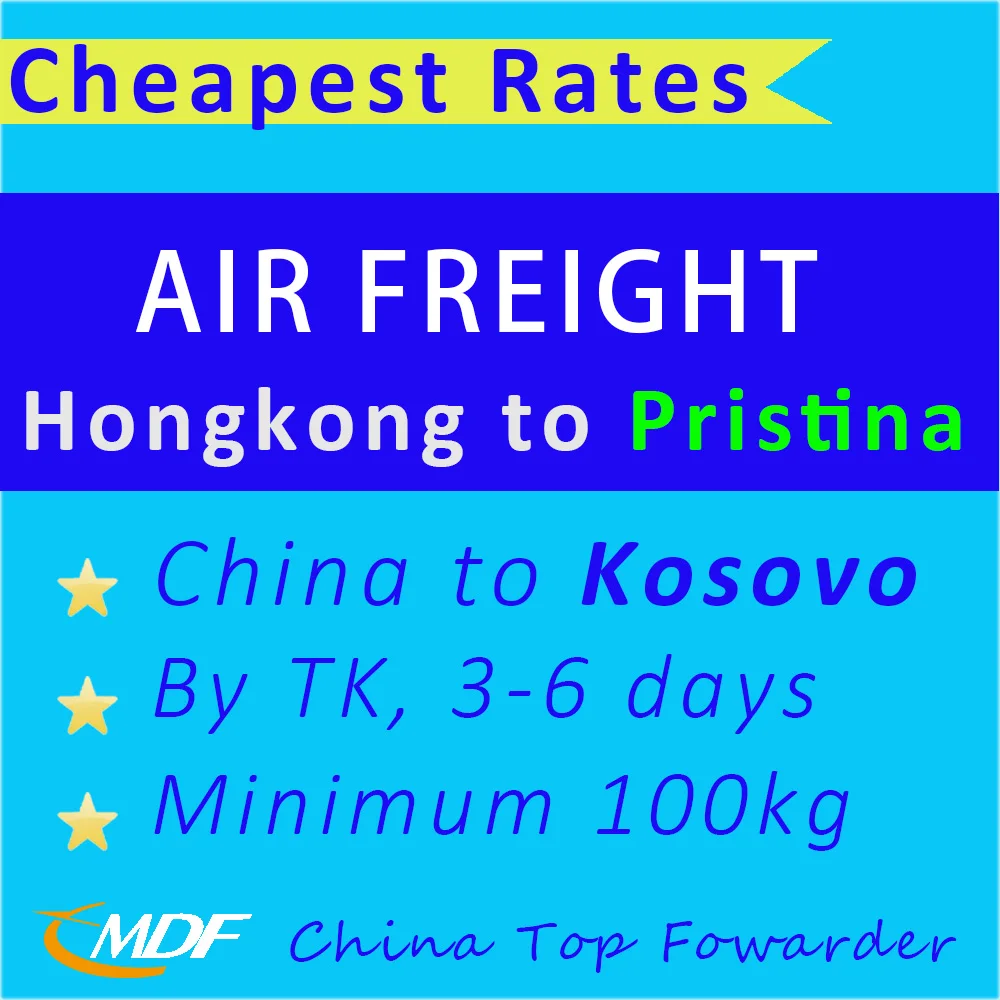 Cheap Air Freight Shipping Rates China to Pristina Kosovo / Logistics Forwarder From Guangzhou TK Cargo Services PRN