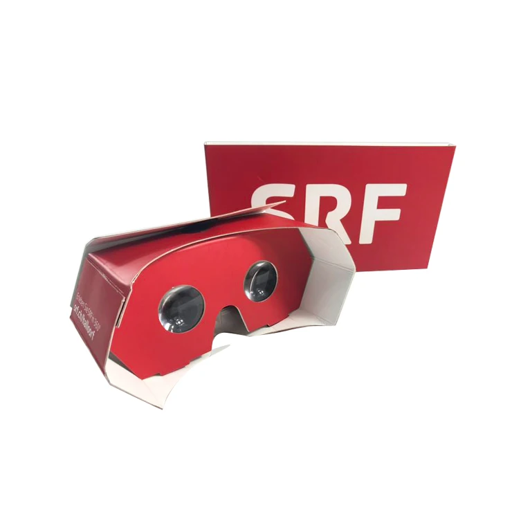 
HOT! Best selling pre-assembling cardboard goggle for cellphones goggle cardboard video v2 glasses &nbsp;&nbsp;&nbsp;