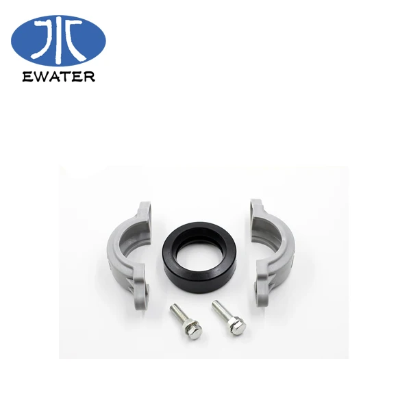 stainless steel  flexible grooved joint clamp and coupling for uf/RO membrane housing DN20-DN300